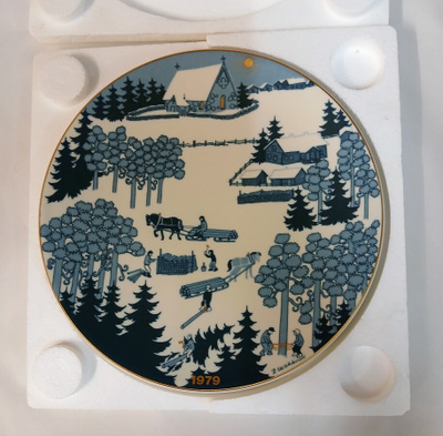 Arabia, Raija Uosikkinen, Joululautanen 1979