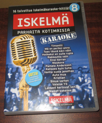 Iskelmä 8, Parhaita kotimaisia karaoke dvd