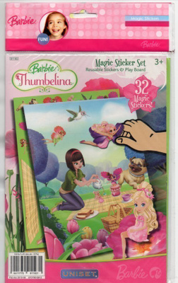TARRA-ASKARTELU "°BARBIE°° Magic Stickers -SETTI / (UUSI)
