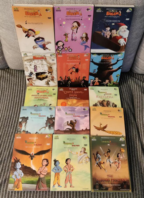 Animaatio elokuvia 15 kpl ( Dvd )