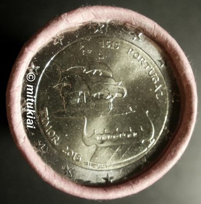 Portugali 2 euro 2015 juhlaraha Timor, UNC