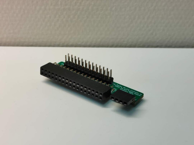 Amiga 500 diskettiasema Gotek adapteri 26pin -> 34pin + 4pin