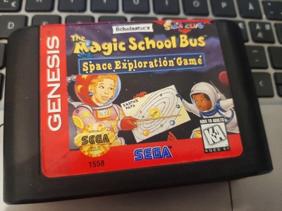 Sega Genesis The Magic Schoolbus Space Exploration Game