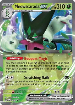 Meowscarada ex SVP 033 - Black Star Promo - NM/M