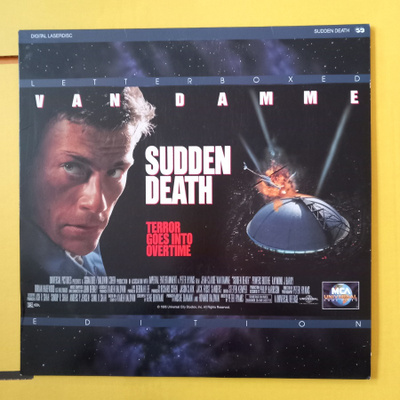 Van Damme Sudden death Laserdisc