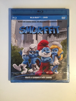 Smurffit (Blu-ray + DVD) uusi ja muoveissa