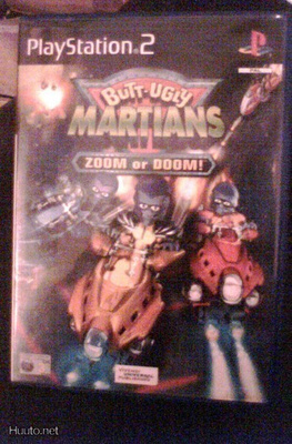 PS2 peli: BUTT-UGLY MARTIANS Zoom or Doom! (Sis.postikulut)