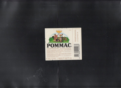 Hartwall POMMAC Etiketti.