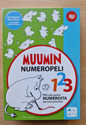Muumi Numeropeli 1 2 3