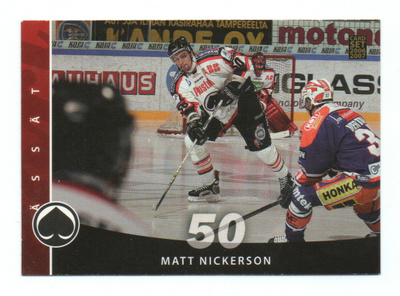 Jääkiekko kortti n:o 173 2006-2007 MATT NICKERSON. ÄSSÄT.