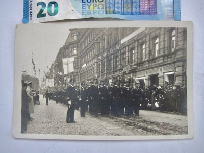 VANHA Valokuva Laivasto Paraati Helsinki 1919?