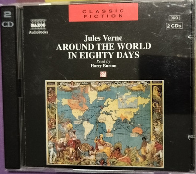 JULES VERNE-AROUND THE WORLD IN 80 DAYS-ÄÄNIKIRJA-2CD,v.1995