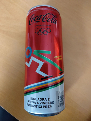 Coca Cola Milano-Cortina talviolympialaiset tölkki