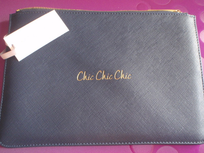 Design Katie Loxton sininen Chic Chic clutch *UUSI*