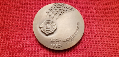 Pronssimitali - Suomalainen Lionismi ( 435g / 80mm )