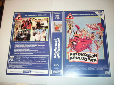 Vhs kansipaperi Fix - AUTOKOULUN APULUOKKA (Sis.postikulut)