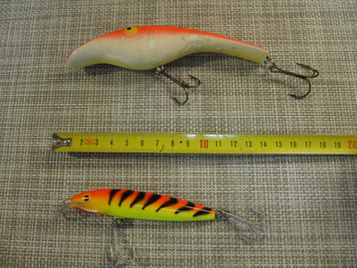 Vaappuja 2 kpl. mm. Rapala.