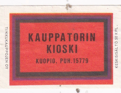 Kuopio. Kauppatorin Kioski    9/3