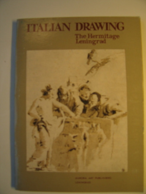 Italian drawing Hermitage Leningrad - postikortti sarja