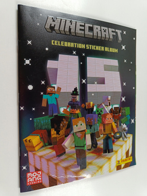 Minecraft celebration sticker album