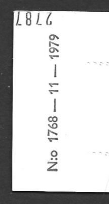 Autom.vihko AV 10 I tl1/tl1 1768-11-1979 yEG tarkastusluvut