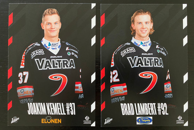 21-22 JYP Team Issue Joakim Kemell ja Brad Lambert