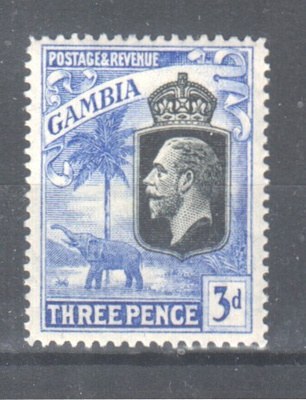 Gambia 1922 3p yrjö v
