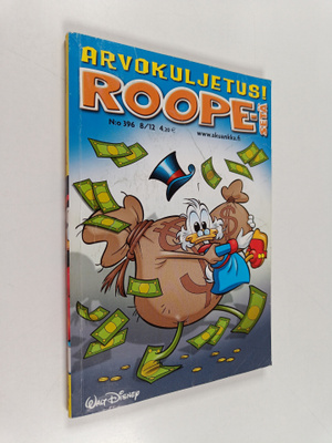 Walt Disney : Roope-setä : n:o 396 8/12 Arvokuljetus!