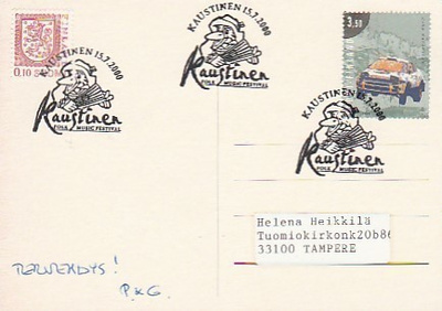 ERIKOISLEIMA , Musiikkifestivaalit, Kaustinen 15.7.2000