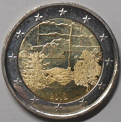 Suomi. 2€ 2018.