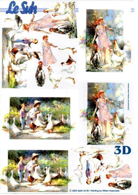 3D "°LAPSET LINTUJEN HOITAJINA°" /Le Suh