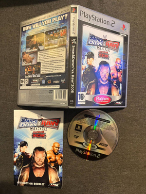 SmackDown Vs. Raw 2008 PS2 (Suomijulkaisu)