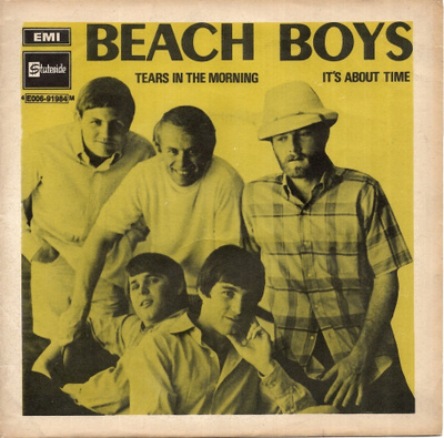 BEACH BOYS: Tears In The Morning / It's About Tim  7" kannet