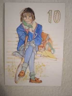 no 653 - 10 - vuotiaalle tytölle kortti