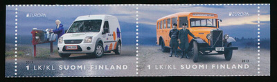 2013, Europa - Postin jakeluautot**
