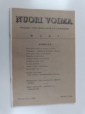Nuori voima tammikuu 1939