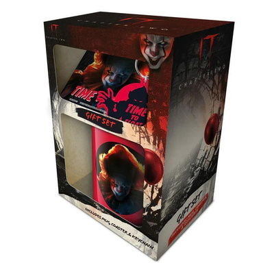 IT CHAPTER 2 GIFT SET	(12 878)	muki, avaimenperä, alusta	muk