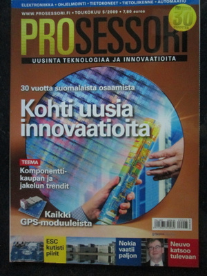 PROSESSORI TIETOKONE OHJELMOINTI TIETOLIIKENNE LEHTI 5/2009