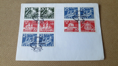 FDC Ruotsi 1966: Laivoja