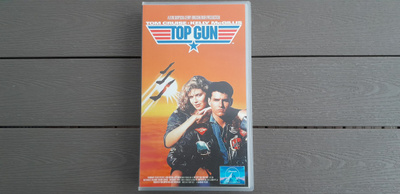 VHS: Top Gun (Tom Cruise, Kelly McGillis 1987) UUSI
