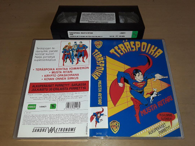 Teräspoika: Musta ritari - SF VHS (Warner Home Video)