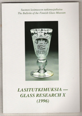 Lasitutkimuksia, Glass Research X, 1996.