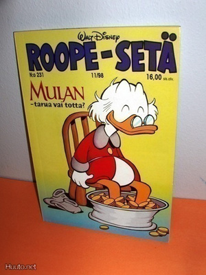 Roope-Setä Lehti Numero 231 - 11/ 1998