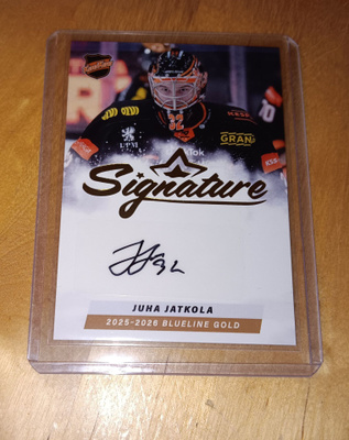 25-26 Blueline Signature Gold Juha Jatkola /40 KooKoo