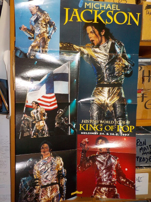 MICHAEL JACKSON FOLD-OUT JULISTE