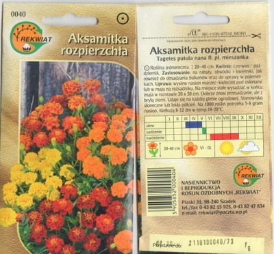 Ryhmäsamettikukka "Värisekoitus" siemenet #