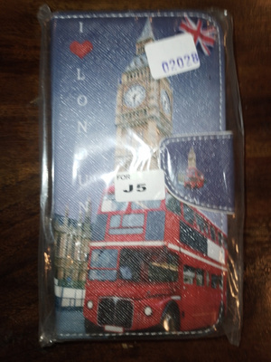 I love london lompakkokuori ja kalvo Samsung Galaxy J5(uusi)
