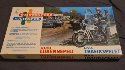 UUSI LIIKENNEPELI - Vintage Lautapeli ( Kuvataide )