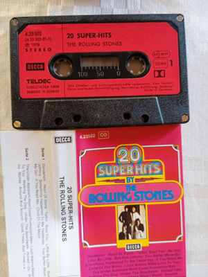 C- KASETTI: THE ROLLING STONES : 20 SUPER HITS