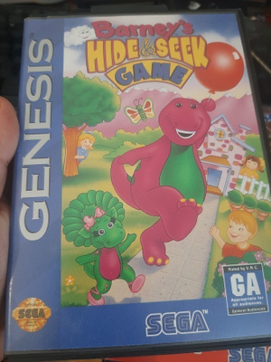 Sega Genesis Barneys Hide & Seek Game CIB